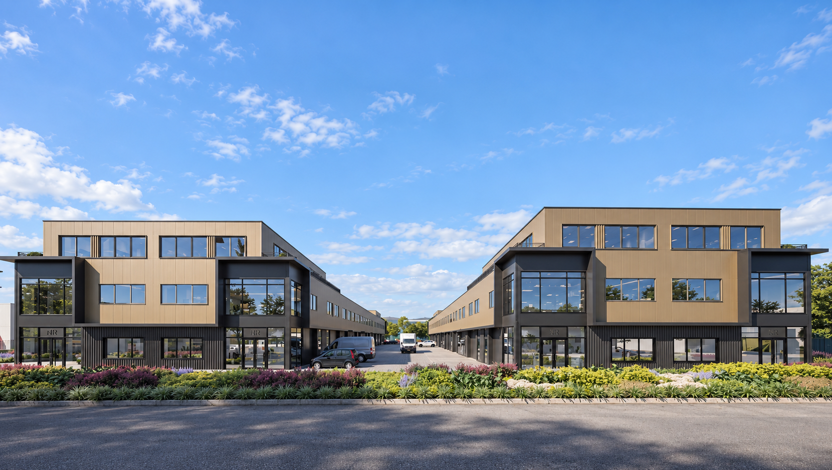 Bedrijfsunits aan de Vossenkoog 5 - Alkmaar: eigen projectfoto van Eplus Elektro